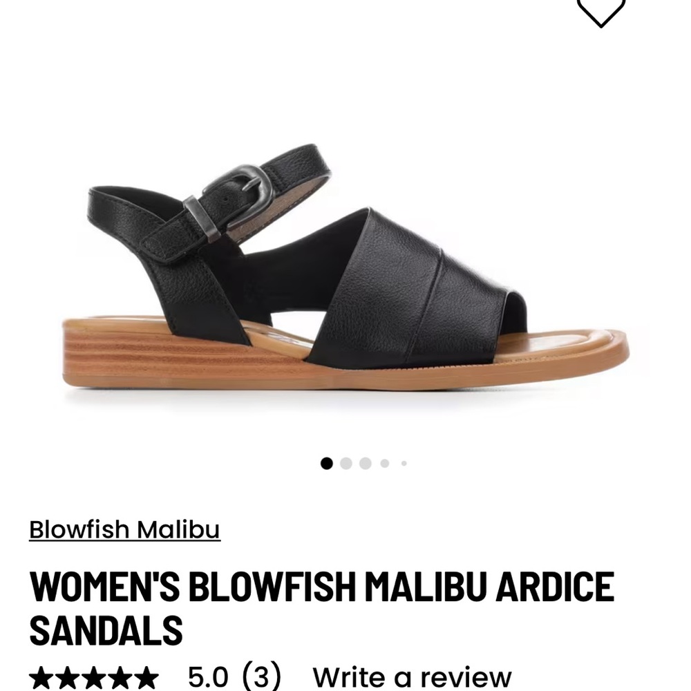 Blowfish Women's Black Sandals